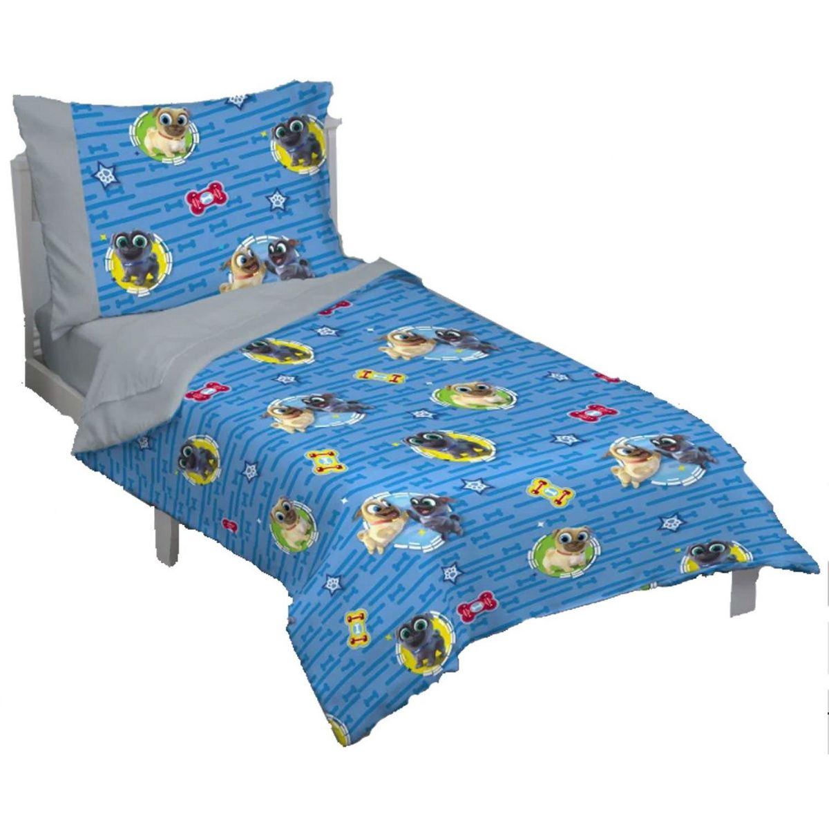 Disney Puppy Dog Pals 4 Piece Toddler Bedding Set