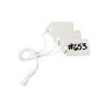  STP24517  Staples Retail Marking and Pricing Tags with String -  1-29/32 x 1-1/4 - White - 50 Pack