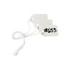 White Merchandise Tags 1 3/4 x 2 7/8 Case / 1000