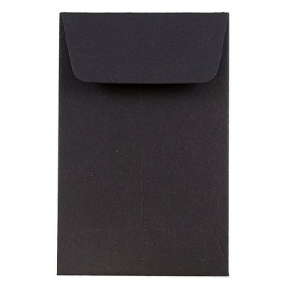 JAM Paper #1 Coin Business Envelopes 2.25 x 3.5 Black 352527801F