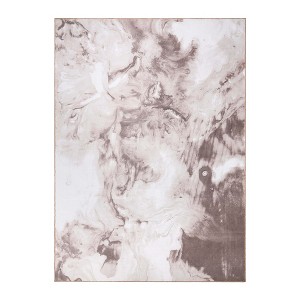 Modern Abstract Marble Indoor Area Rug or Runner by Blue Nile Mills - 1 of 4