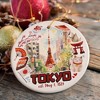 Artistic Tokyo Cultural Heritage Ornament, Japanese Style Timeless Zen Keepsake| OrnamentallyYou - 4 of 4