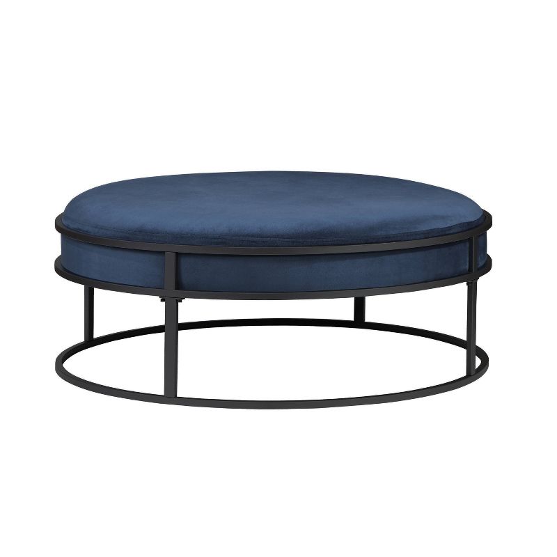 39.5" Greenbank Round Cushioned Ottoman - HOMES: Inside + Out, 1 of 8