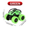 Monster Truck Toys Friction Powered Toy Cars Push and Go Vehicles for Kids Christmas Birthday Party Gift for Boys Girls Aged 3-5 Green - 4 of 4