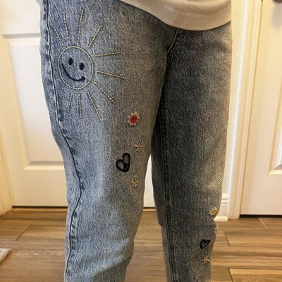 Target clearance embroidered jeans