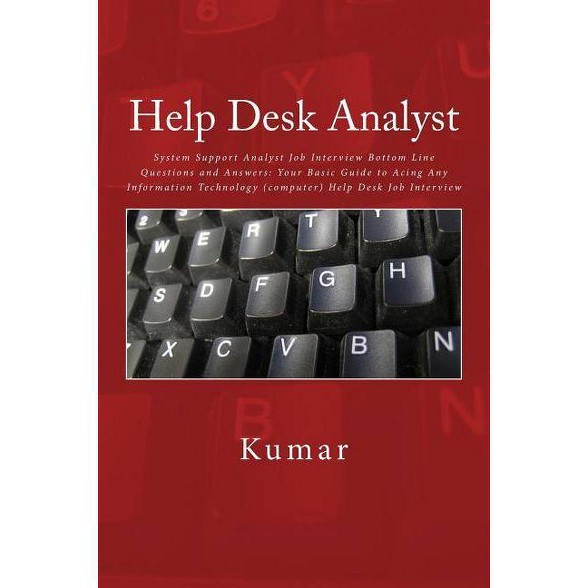 Help Desk Analyst By Kumar Paperback Target
