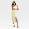 Women's Lace Column A-Line Skirt - A New Day™ White - 3 of 3