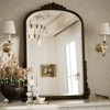 BEAUTYPEAK Arched Vintage Baroque Bathroom Vanity Mirrors - 3 of 4