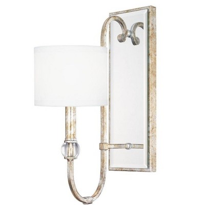 Capital Lighting Charleston 1 - Light Wall Light in  Silver/Gold Leaf
