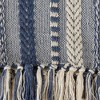 Design Imports French Blue Braided Stripe Throw - 3 of 4