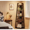 Gulches 5-Tier Corner Shelf, 70" Tall Corner Ladder Shelf Small Bookshelf for Entryway - 4 of 4