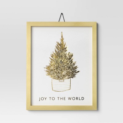 Image of 15"x12" 'Joy to the World' Christmas Wall Décor - Wondershop™