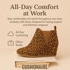 Dunes Women's Zoey Wedge Bootie, Soft Vegan Suede, Easy Slip-On Design, Memory Foam, Wide Widths Available - 2 of 4