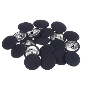 Unique Bargains Metal Shank Round Cloth Covered DIY Sewing Buttons 20 Pcs - 1 of 4