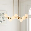 Imara 9 Light 13" Height Adjustable Chandelier - CHA7006 - Brass - Safavieh - 4 of 4