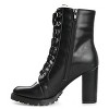Journee Collection Womens Fauna Tru Comfort Foam Inside Zip Block Heel Booties Black 9.5 - 2 of 4