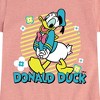 Girls' - Disney - Donald Duck Fitted Short Sleeve Graphic T-Shirt - 2 of 4