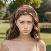Unique Bargains Women's Leaf Wide Fabric Headband 1 Pc - 2 of 4