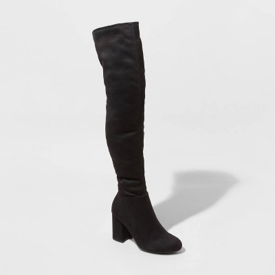 black thigh high boots target