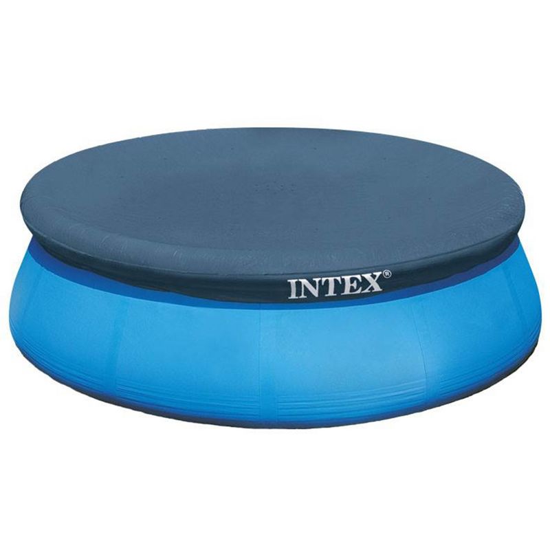 Intex 15 Foot Easy Set Swimming Pool Debris Cover & Floating Chlorine Dispenser, 2 of 7