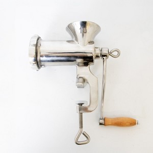 Lehman's Clamp-Down Meat Grinder #10, Manual Hand-Cranked Stainless Steel Meat Grinder for Home Use, Easy to Clean and Store - 1 of 4