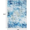 Modern Abstract Rug – Washable, Non-Slip, Stain-Resistant Carpet for Living Room, Bedroom & Office - 2 of 4