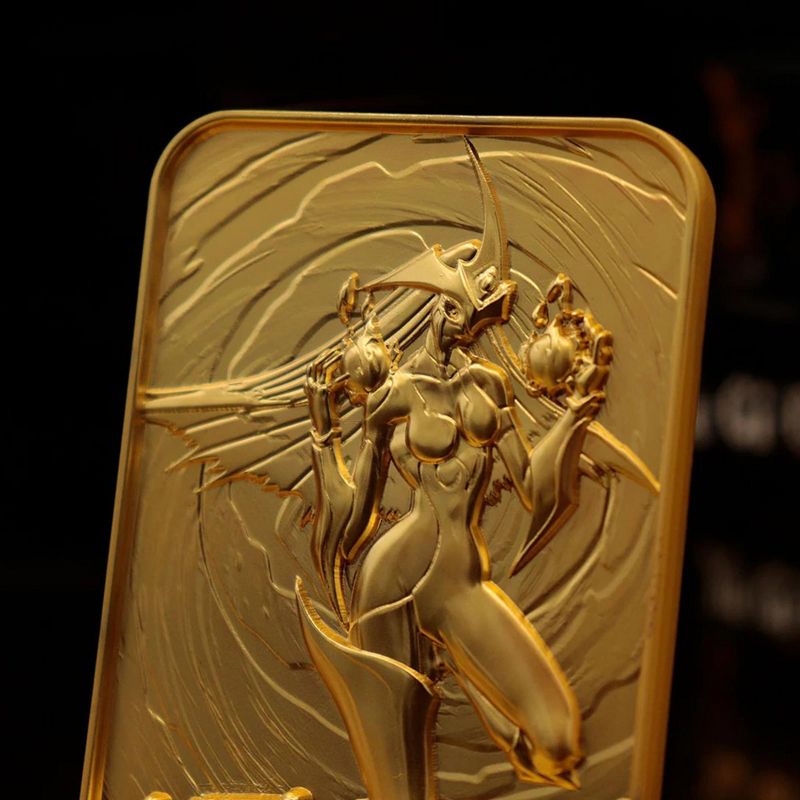 Fanattik Yu-Gi-Oh! Elemental Hero Burstinatrix 24K Gold Plated Ingot, 4 of 9