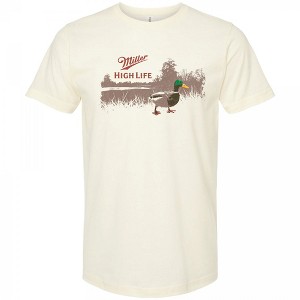 Mens Miller High Life Duck Wildlife T-Shirt - 1 of 2
