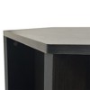 47.24'' Hexagonal Coffee Table With Storage, 1pc/2pcs Accent Side Table, Multifunctional End Table For Small Spaces Living Room Bedroom Balcony Office - 3 of 4