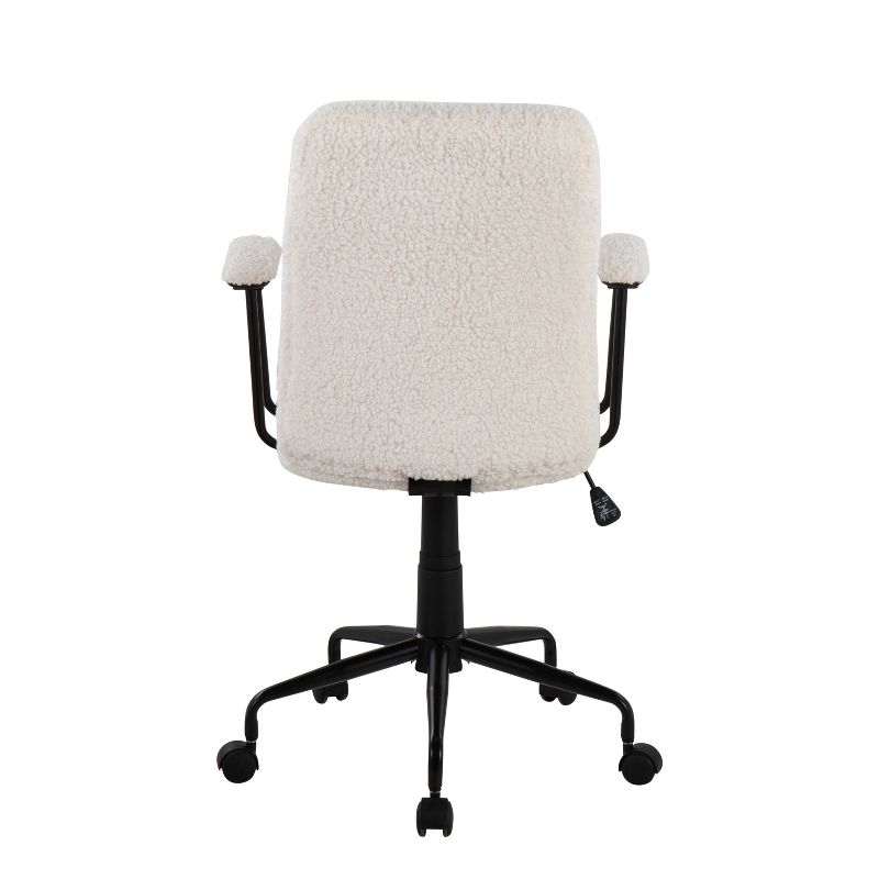 Fredrick Office Chair Black/White - LumiSource, 4 of 10