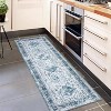 Vintage Area Rug, Low-Pile Ultra-Thin Stain Resistant Carpet with Non-Slip Backing for Living Room, Bedroom, Pet & Kid Friendly - 2 of 4