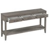 Lyngins 3 Drawers Entryway Table with 1 Open Shelf,Console Table with Storage Space for Living Room - 2 of 4