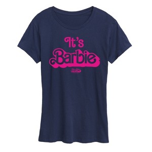 Women's - Barbie - It's Barbie Pink Short Sleeve Graphic T-Shirt - 1 of 4