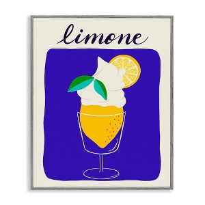 Stupell Industries Limone Citrus Dessert Framed Giclee Art, Gray, 24" x 30" - 1 of 4