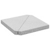 vidaXL Umbrella Weight Plate Grey Granite Compact Umbrella Weight Plate - 2 of 4