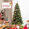 Costway 6FT/7FT/8FT Pre-Lit Artificial Christmas Tree 9 Lighting Modes with 300/400/500 LED Lights & Timer - 3 of 4