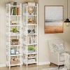 Tribesigns 78.7" Narrow Bookshelf, 7-Tier Freestanding Book Display Rack Case - 2 of 4