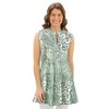 Collections Etc Sleeveless Paisley Printed Tank Top - 2 of 4