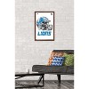 Trends International NFL Detroit Lions - Drip Helmet 20 Framed Wall Poster Prints - 2 of 4