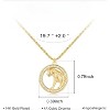 Gold Pendant Necklace for Women 14K Gold Plated Snake/Butterfly/Bee/Hummingbird Animal Necklace Dainty Necklace Simple Delicate Jewelry - 4 of 4
