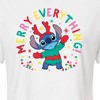 Women's - Lilo and Stitch - Merry Everything Cropped Graphic T-Shirt - 2 of 4