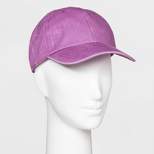 Women's Washed Canvas Baseball Hat - Wild Fable™ Purple