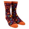 Crazy Dog T-Shirts Women's Awesome Wife Socks Cute Funny Relationsip Wedding Marrinage Novelty Footwear - 2 of 4