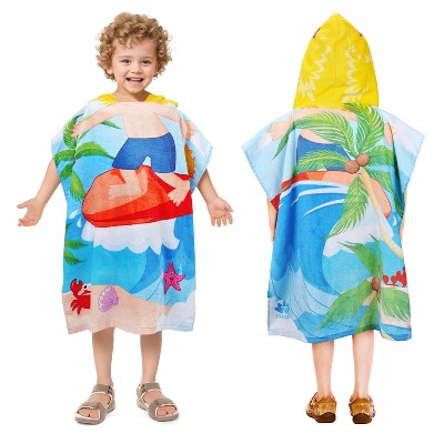 Catalonia Kids Beach Towels, 100% Cotton Swim Cape Towel, Sand Proof Beach Pool Towel for Child Kids Toddler