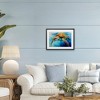 Stupell Industries Graceful Swimmer Tortoise Framed Print Under Glass Art - 3 of 4
