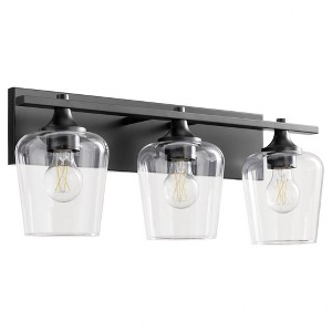 Quorum Lighting Veno 3 - Light Vanity in  Matte Black - 1 of 1