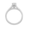 H.J. Namdar 0.07 ct tw Miracle Set Diamond Halo Ring 14K Gold Natural Diamonds - 2 of 4