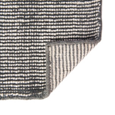 Earl Grey Square Hand-Knotted Wool Indoor Rug