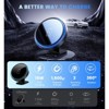 Itopfox Mag-Safe Car Mount Charger 15W Magnetic Wireless Charger for iPhone 17/16/15/14/13/12 Series, 3-in-1 Phone Holder with LED Light - 3 of 4