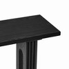 Kumasinova Console Table with Unique Hollow Leg Design,Modern Solid Wood Veneer Entryway Table,Sofa Table for Living Room,Hallway&Entrance - 4 of 4